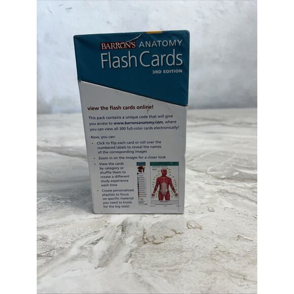 Anatomy Flash Cards by Ken Ashwell, 3rd Edition (2016, Flash Cards) - Picture 4 of 6